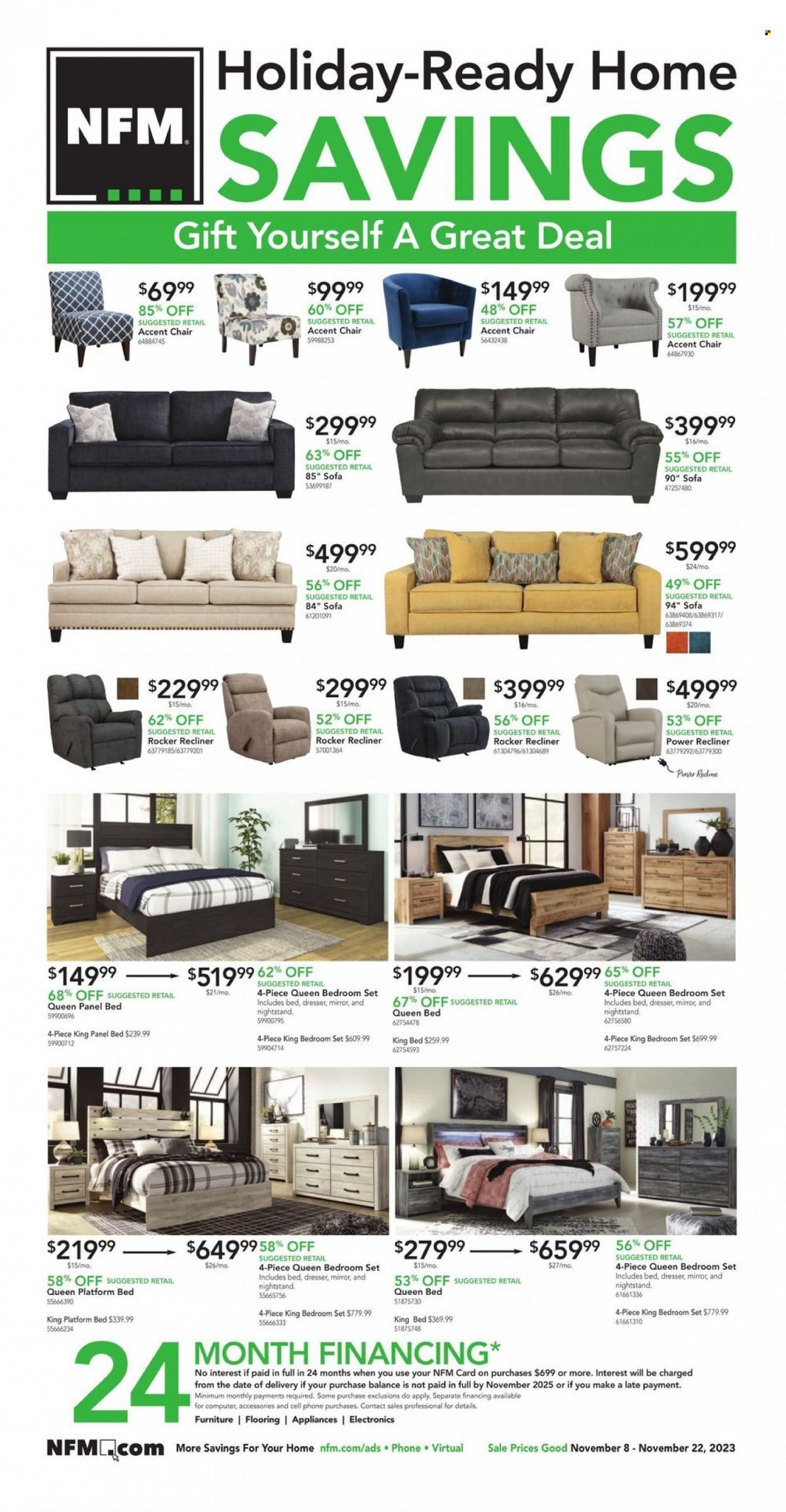 Nebraska Furniture Mart (IA, KS, NE, TX) Weekly Ad Flyer Specials November 8 to November 22, 2023