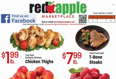 Red Apple Marketplace (OR) Weekly Ad Flyer Specials November 1 to November 14, 2023