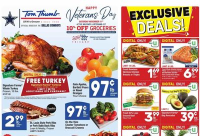 Tom Thumb (TX) Weekly Ad Flyer Specials November 8 to November 14, 2023