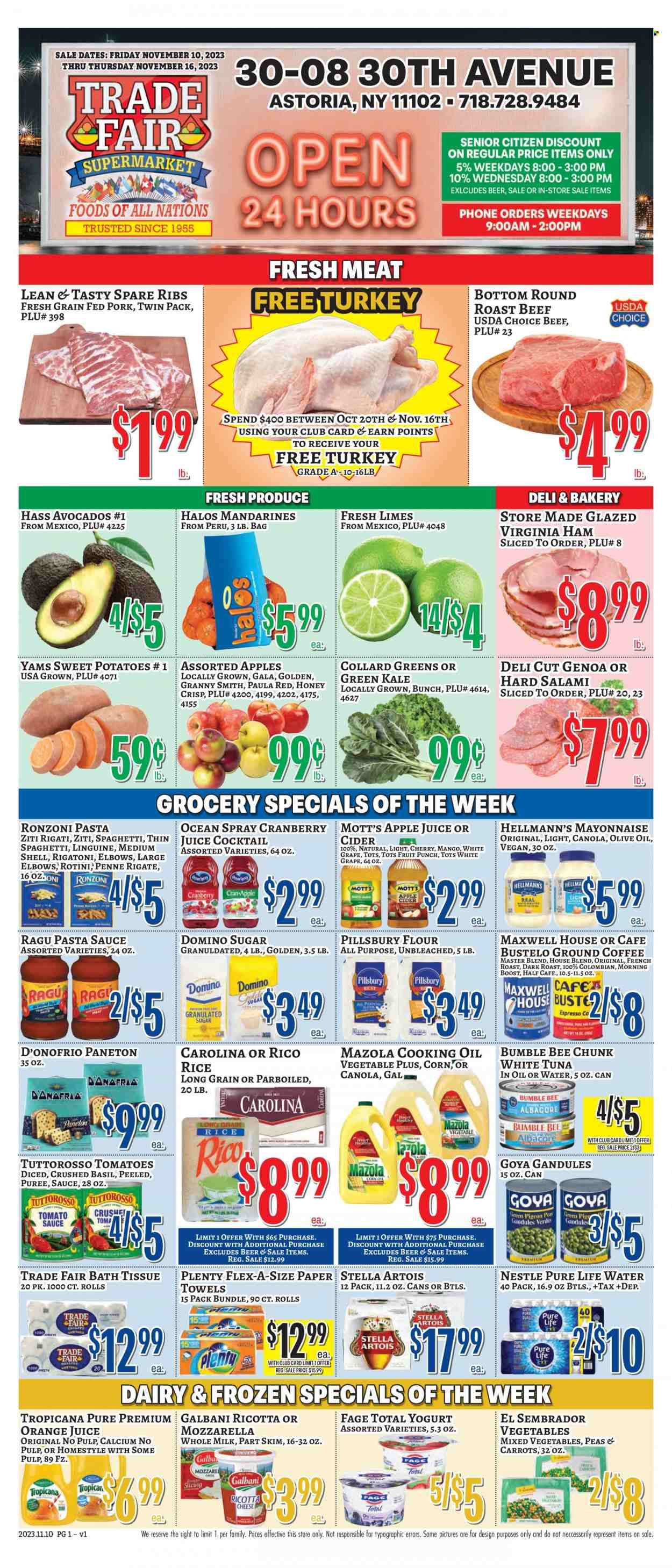 Trade Fair Supermarket (NY) Weekly Ad Flyer Specials November 10 to November 16, 2023