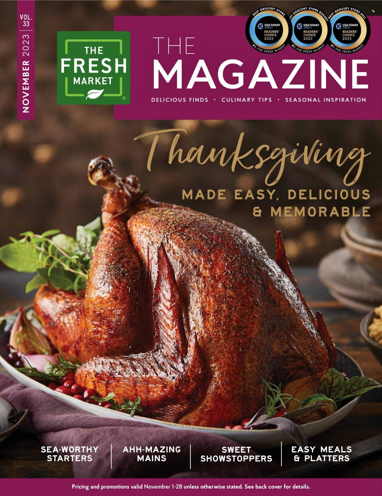 Fresh Market (UT) Weekly Ad Flyer Specials November 1 to November 28, 2023