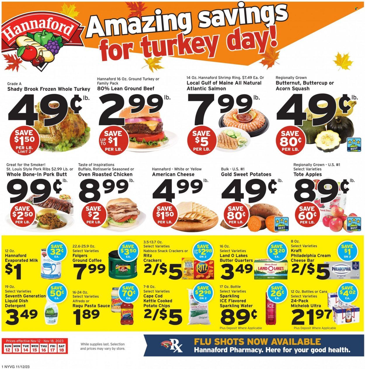 Hannaford (NY) Weekly Ad Flyer Specials November 12 to November 18, 2023