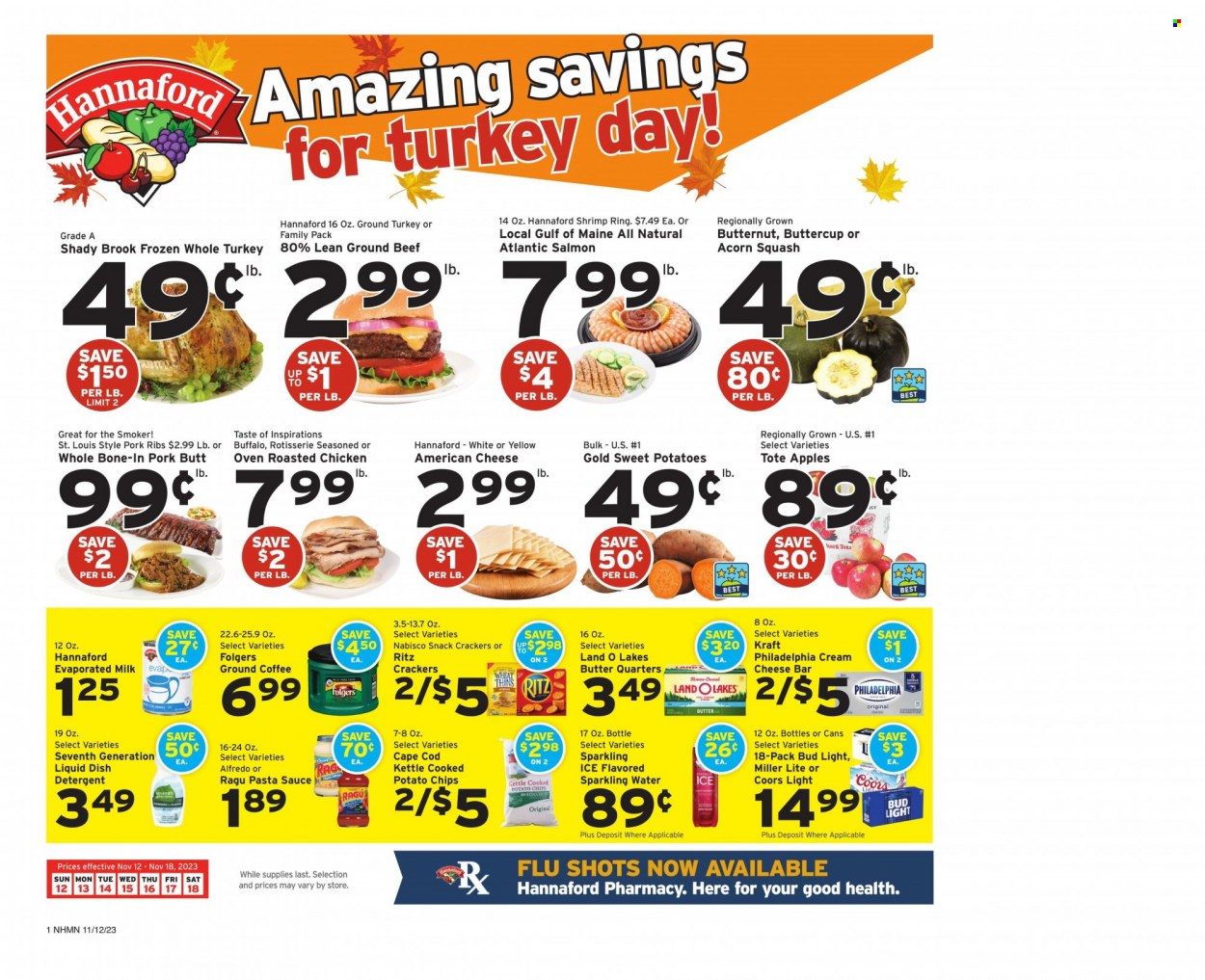 Hannaford (NH) Weekly Ad Flyer Specials November 12 to November 18, 2023