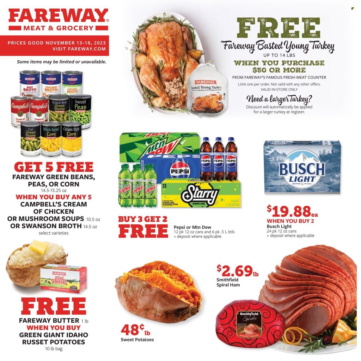 Fareway (IA) Weekly Ad Flyer Specials November 13 to November 18, 2023