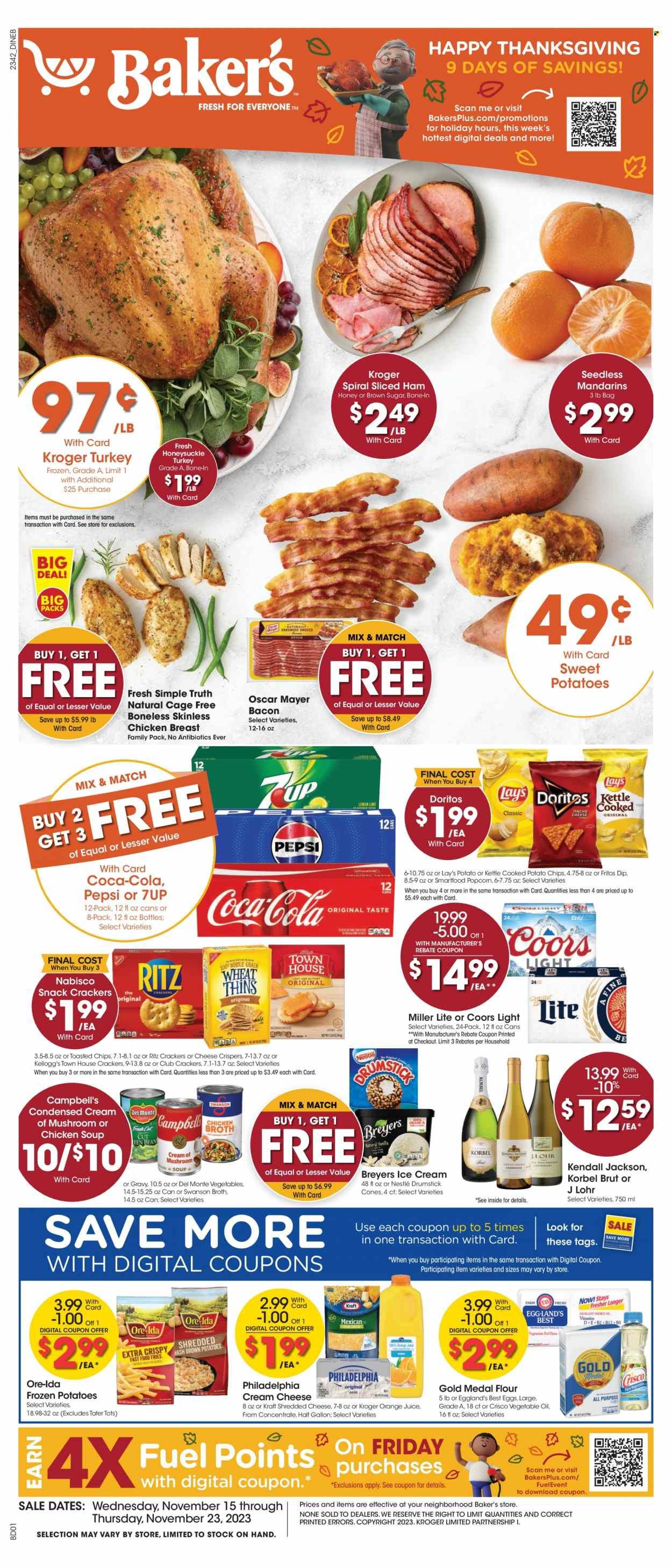 Baker's (NE) Weekly Ad Flyer Specials November 15 to November 23, 2023