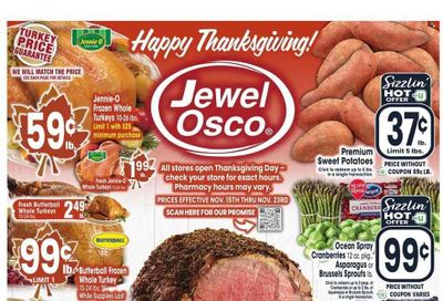 Jewel Osco (IL) Weekly Ad Flyer Specials November 15 to November 23, 2023