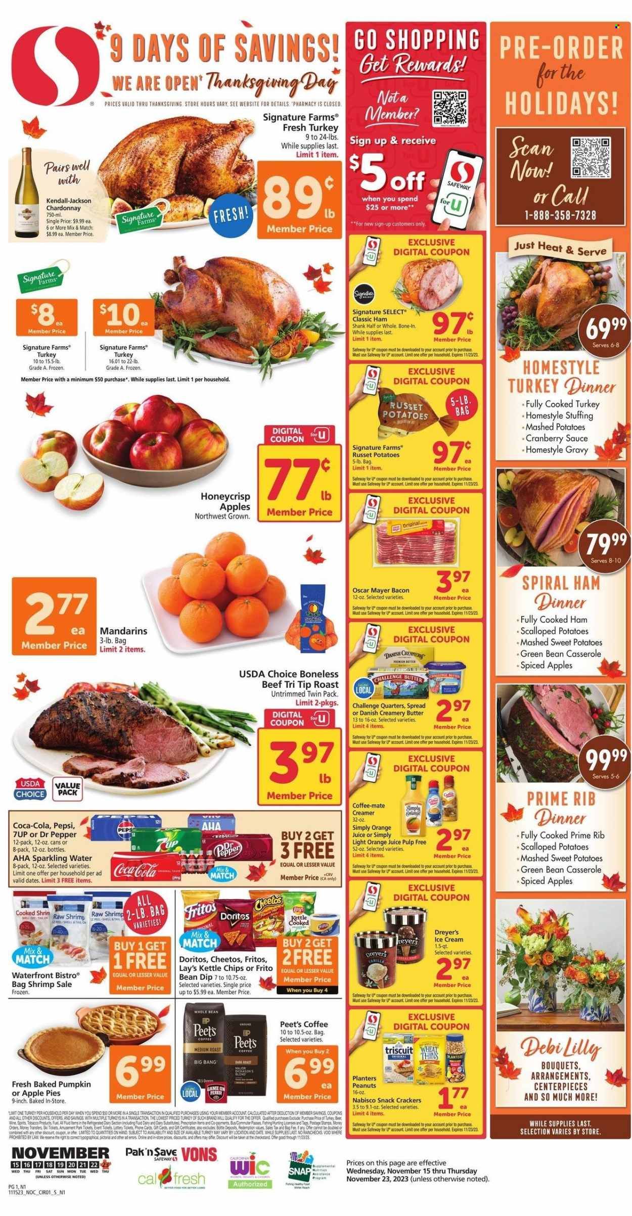 Safeway (CA) Weekly Ad Flyer Specials November 15 to November 23, 2023