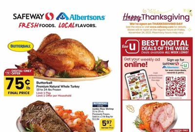 Safeway (CO, WY) Weekly Ad Flyer Specials November 15 to November 23, 2023