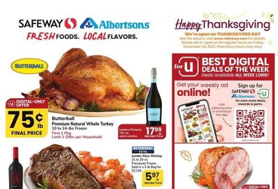 Safeway (NM) Weekly Ad Flyer Specials November 15 to November 23, 2023