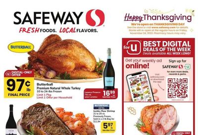 Safeway (SD) Weekly Ad Flyer Specials November 15 to November 23, 2023