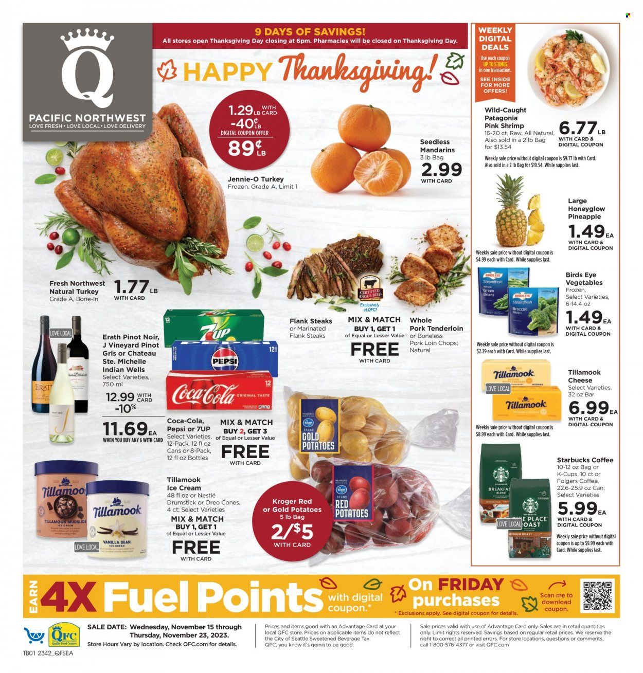 QFC (WA) Weekly Ad Flyer Specials November 15 to November 23, 2023