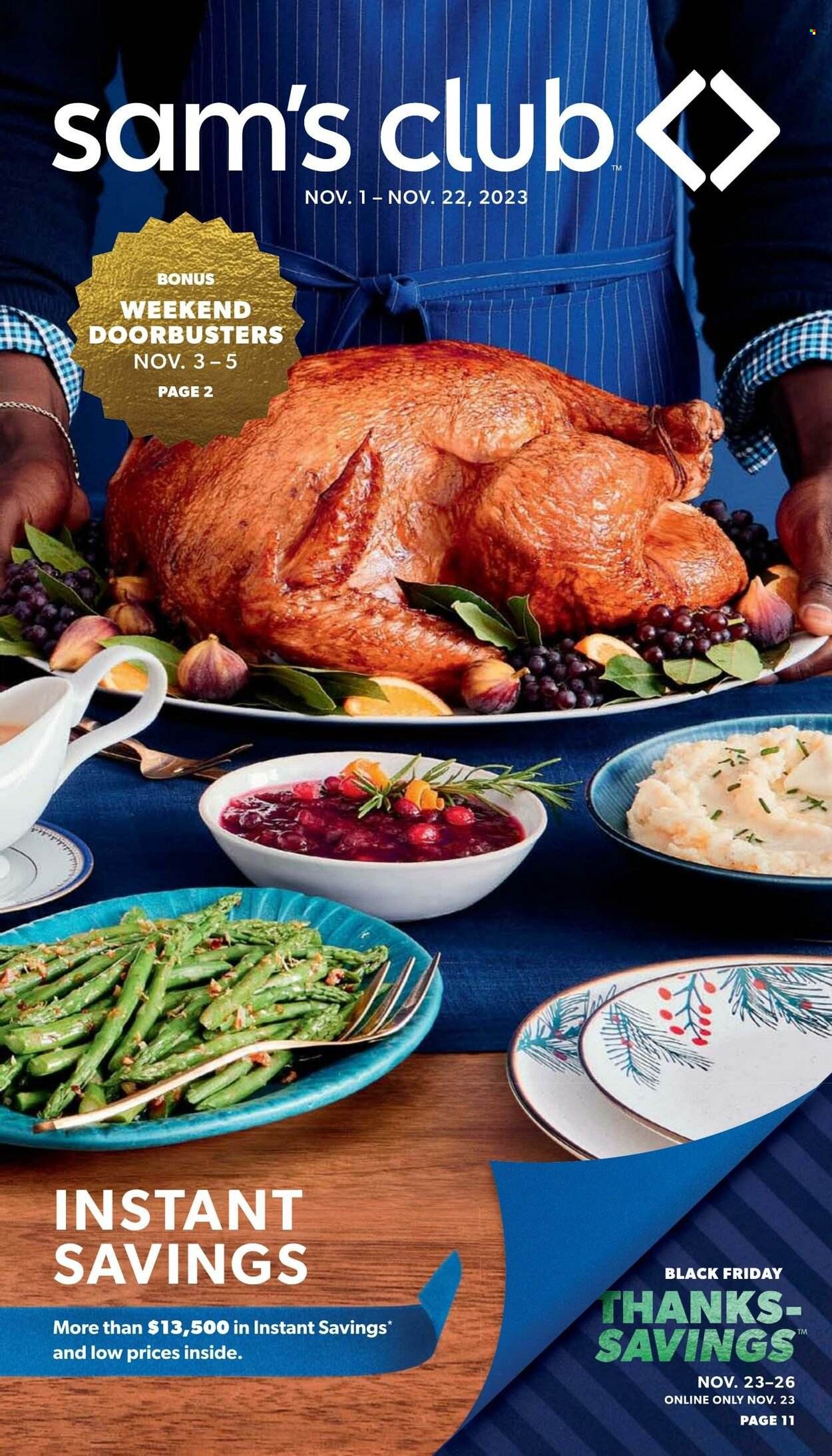Sam's Club Weekly Ad Flyer Specials November 1 to November 22, 2023