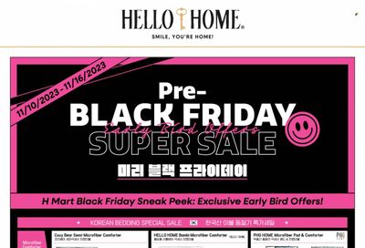 Hmart Weekly Ad Flyer Specials November 10 to November 16, 2023