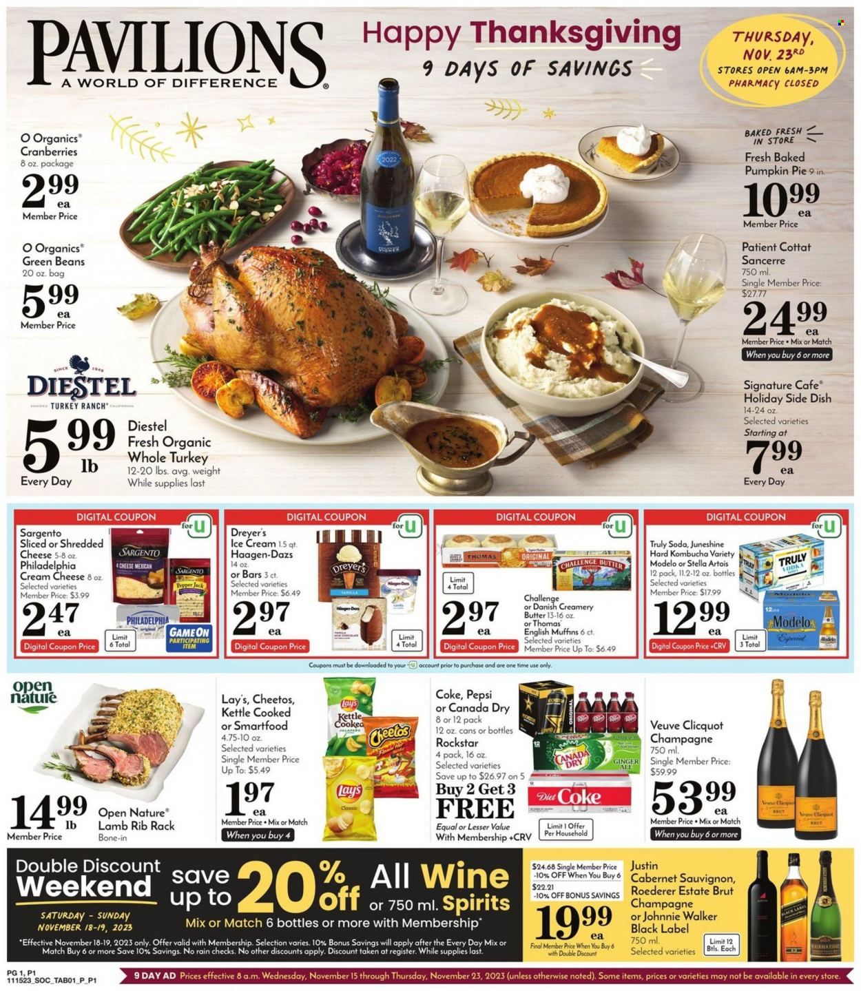 Pavilions (CA) Weekly Ad Flyer Specials November 15 to November 23, 2023