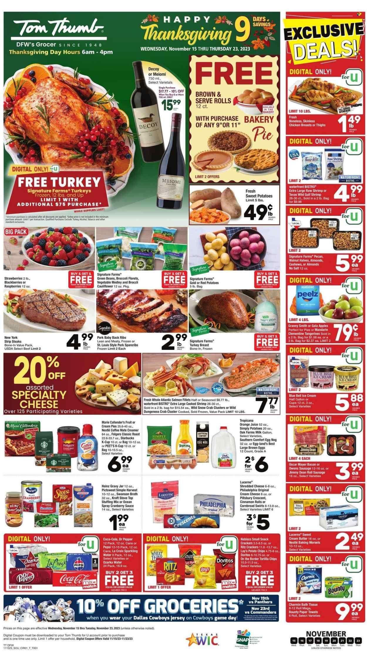 Tom Thumb (TX) Weekly Ad Flyer Specials November 15 to November 23, 2023