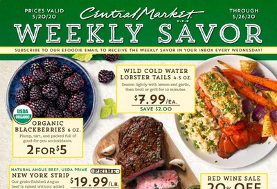 Central Market Weekly Ad & Flyer May 20 to 26