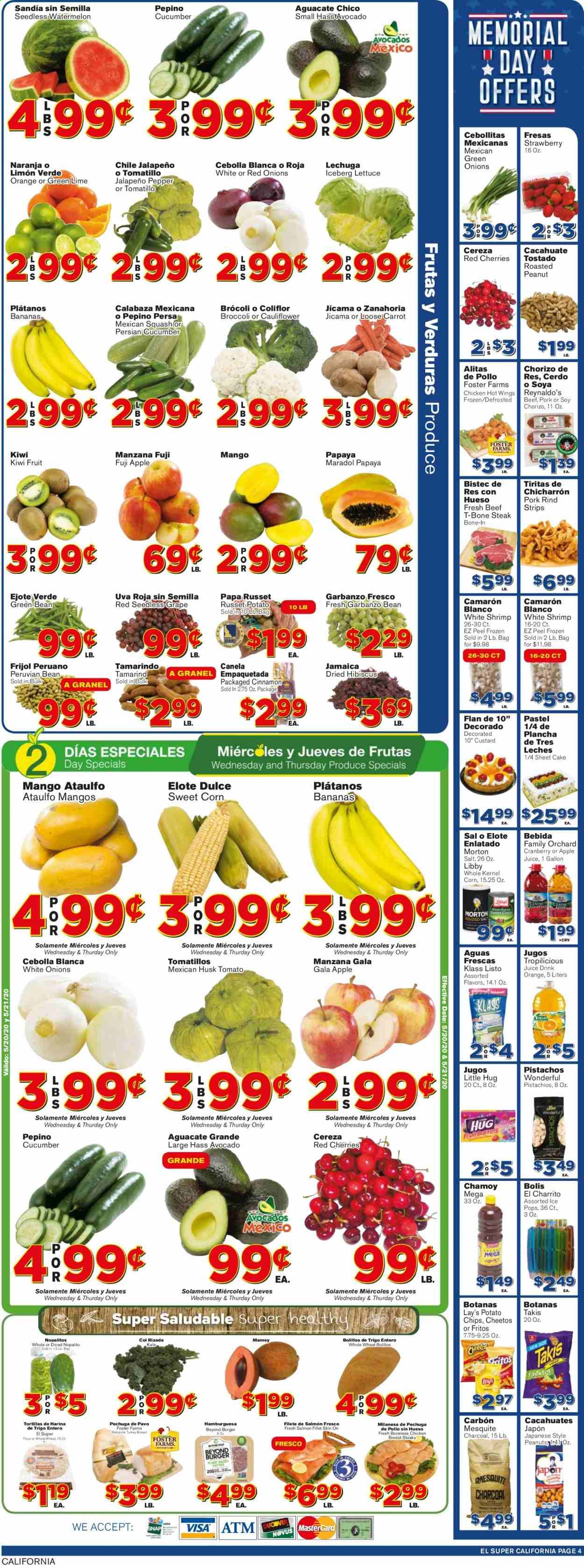 El Super Weekly Ad & Flyer May 20 to 26