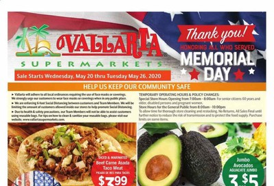 Vallarta Weekly Ad & Flyer May 20 to 26