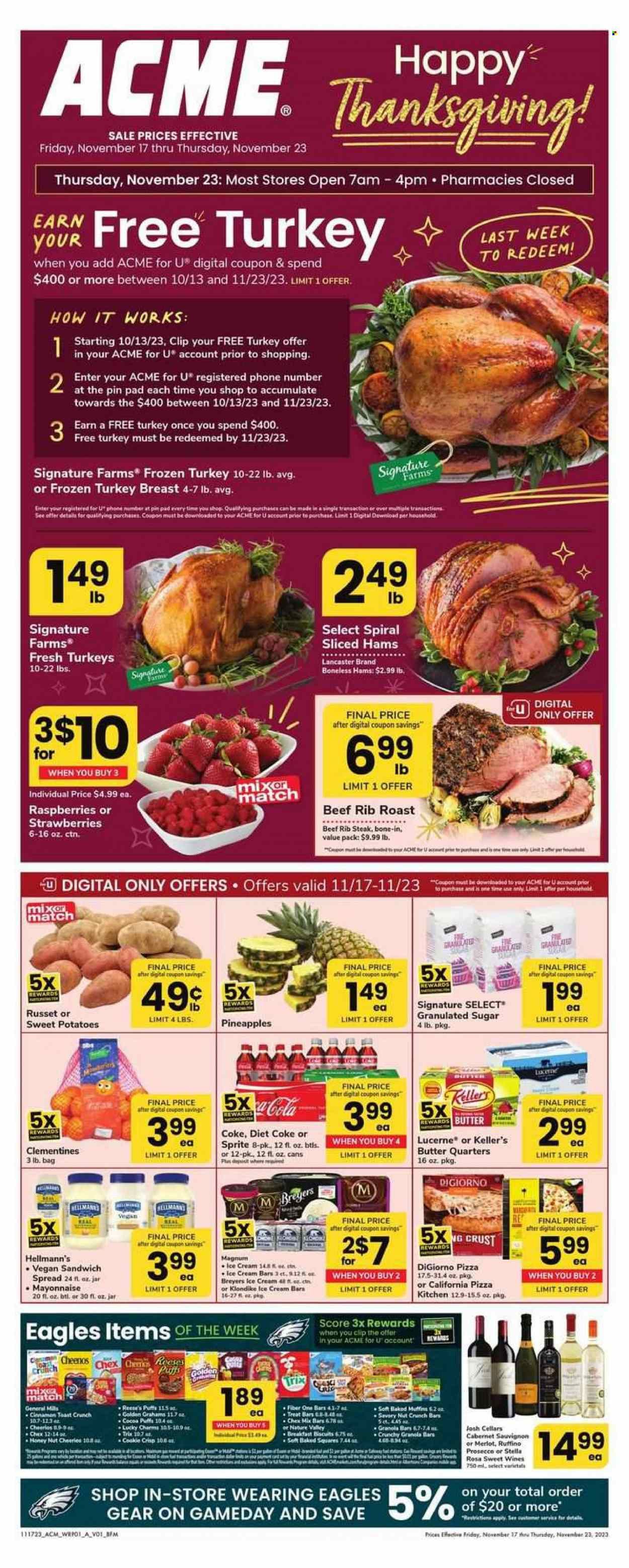 ACME (DE, NJ, NY, PA) Weekly Ad Flyer Specials November 17 to November 23, 2023