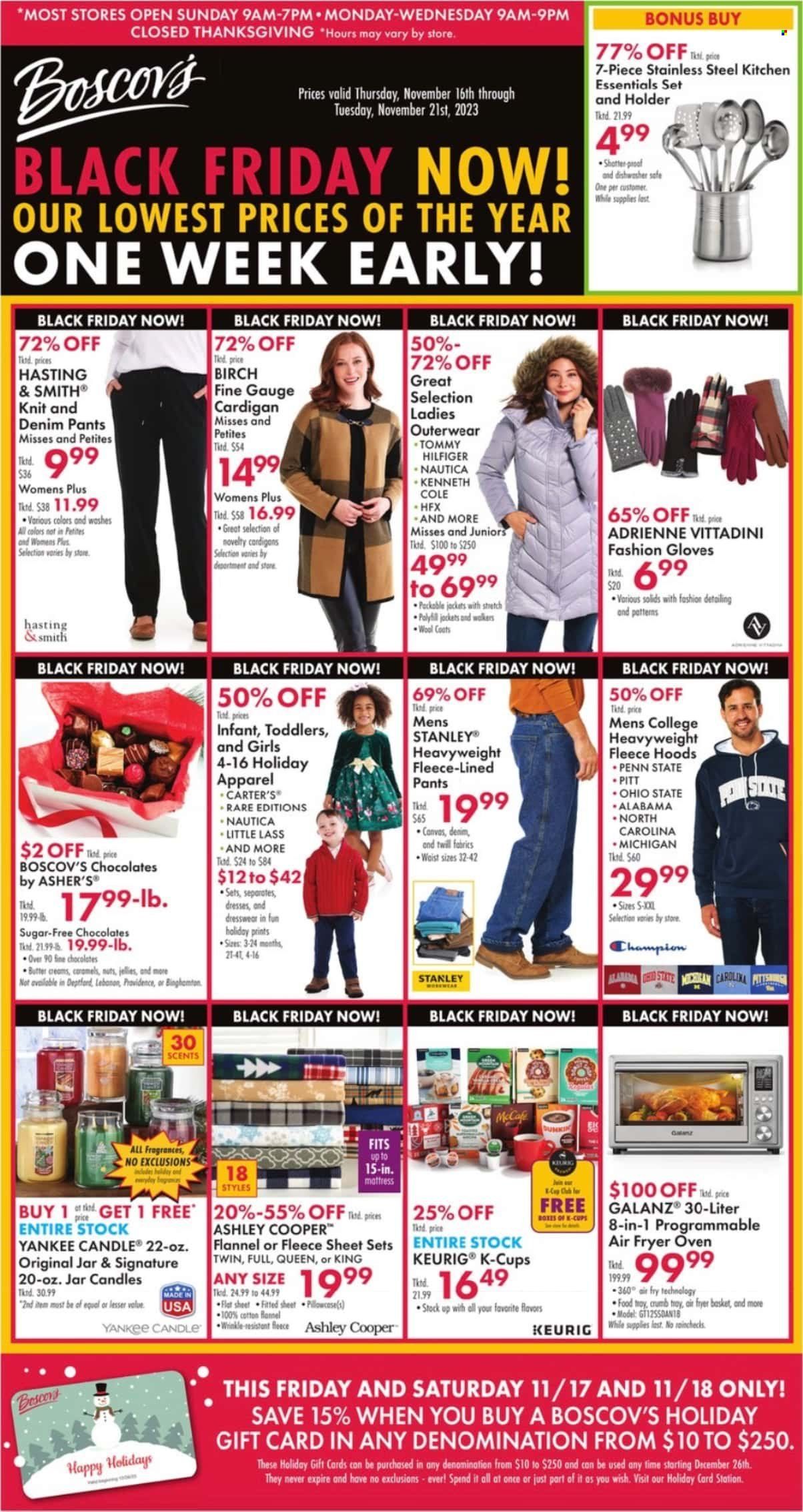 Boscov's (CT, DE, MD, NJ, NY, PA) Weekly Ad Flyer Specials November 16 to November 21, 2023