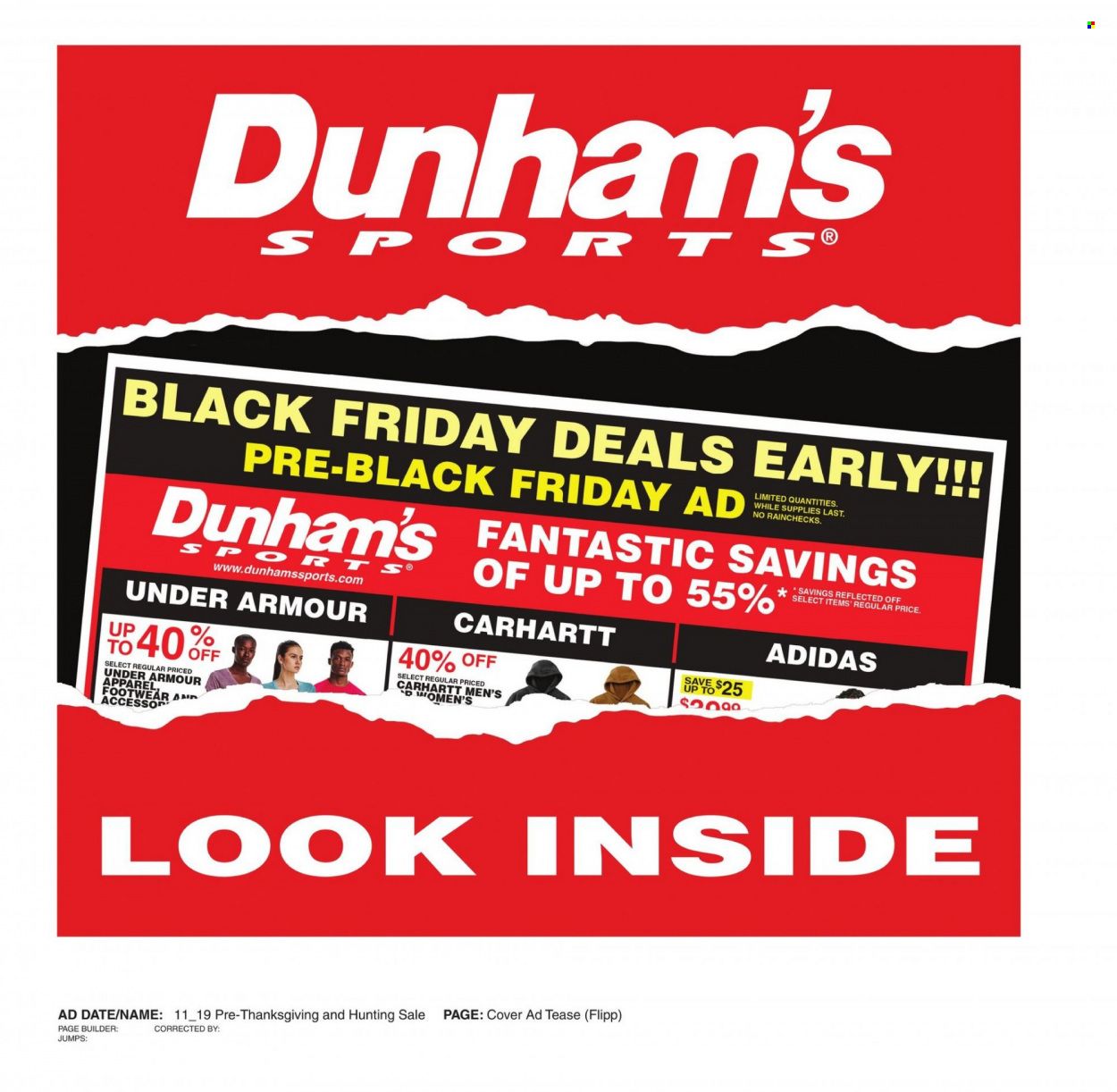 Dunham's Sports (OH) Weekly Ad Flyer Specials November 18 to November 22, 2023