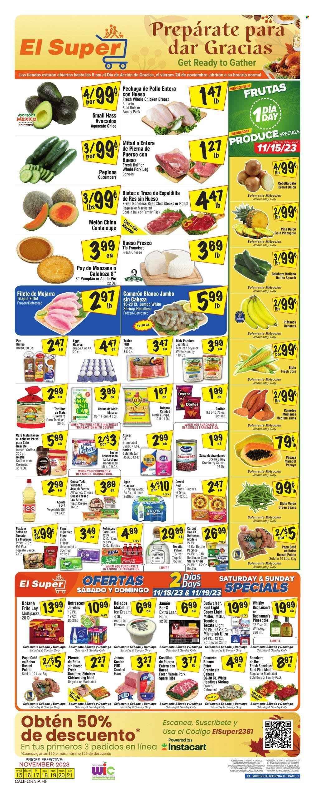 El Super (CA) Weekly Ad Flyer Specials November 15 to November 21, 2023