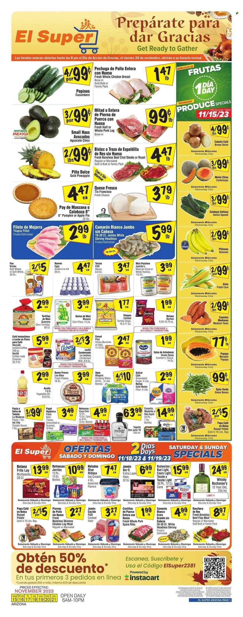 El Super (AZ) Weekly Ad Flyer Specials November 15 to November 21, 2023