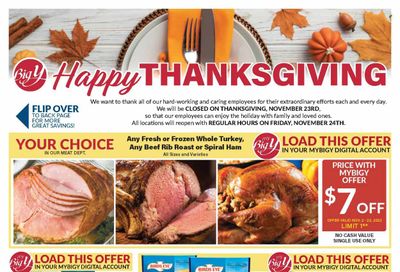 Big Y (MA) Weekly Ad Flyer Specials November 16 to November 22, 2023