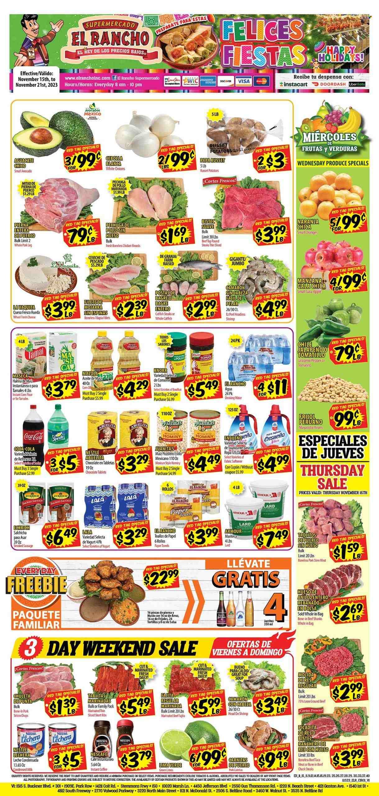 El Rancho (TX) Weekly Ad Flyer Specials November 15 to November 21, 2023
