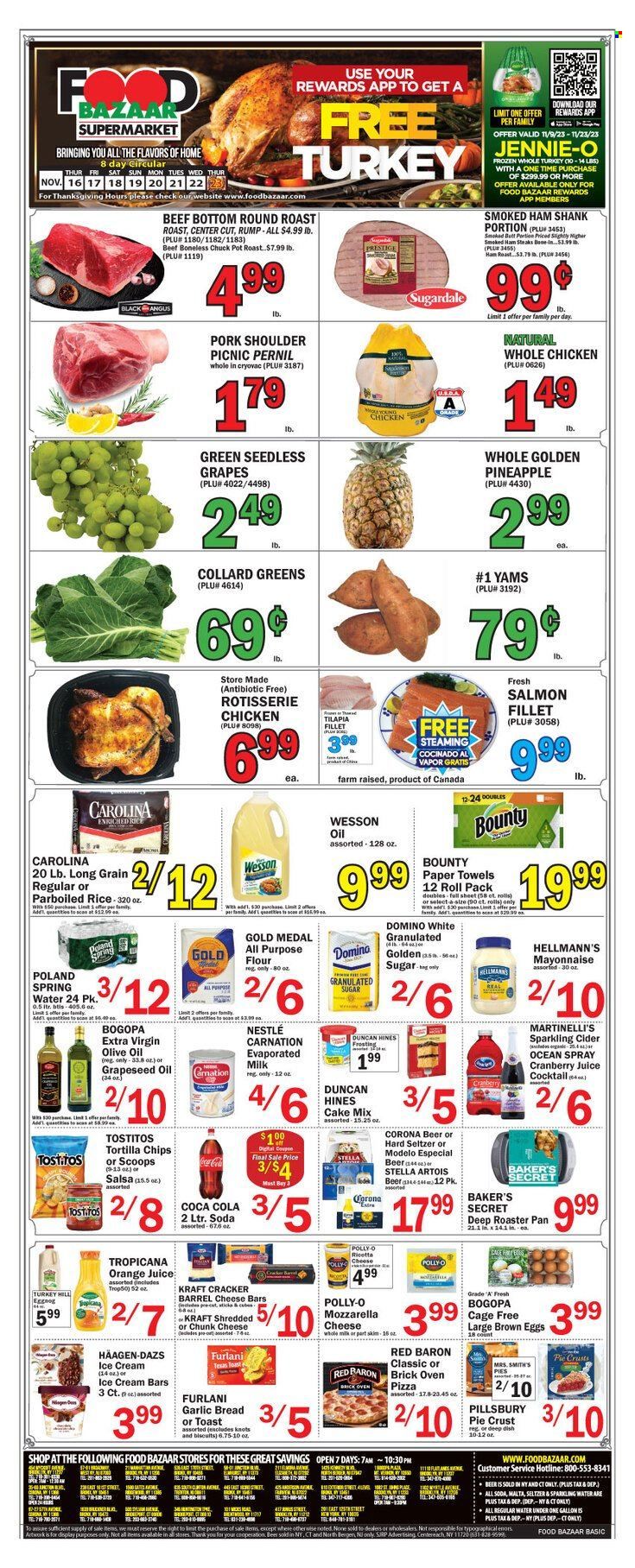 Food Bazaar (CT, NJ, NY) Weekly Ad Flyer Specials November 16 to November 23, 2023