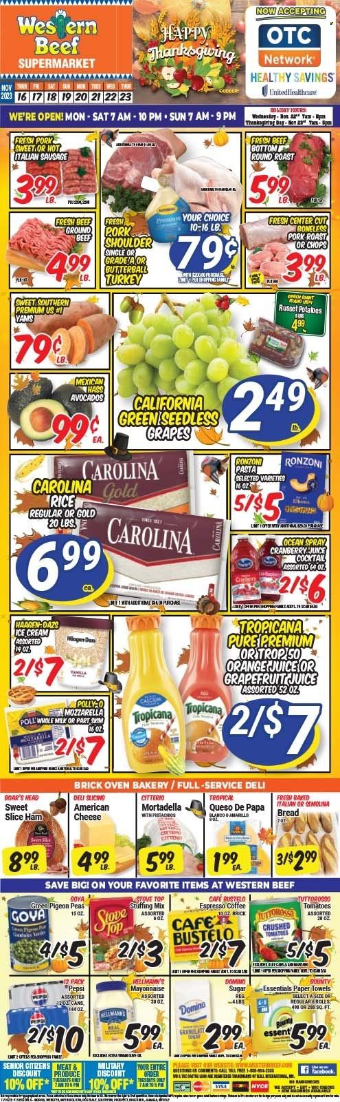 Western Beef (FL, NY) Weekly Ad Flyer Specials November 16 to November 23, 2023