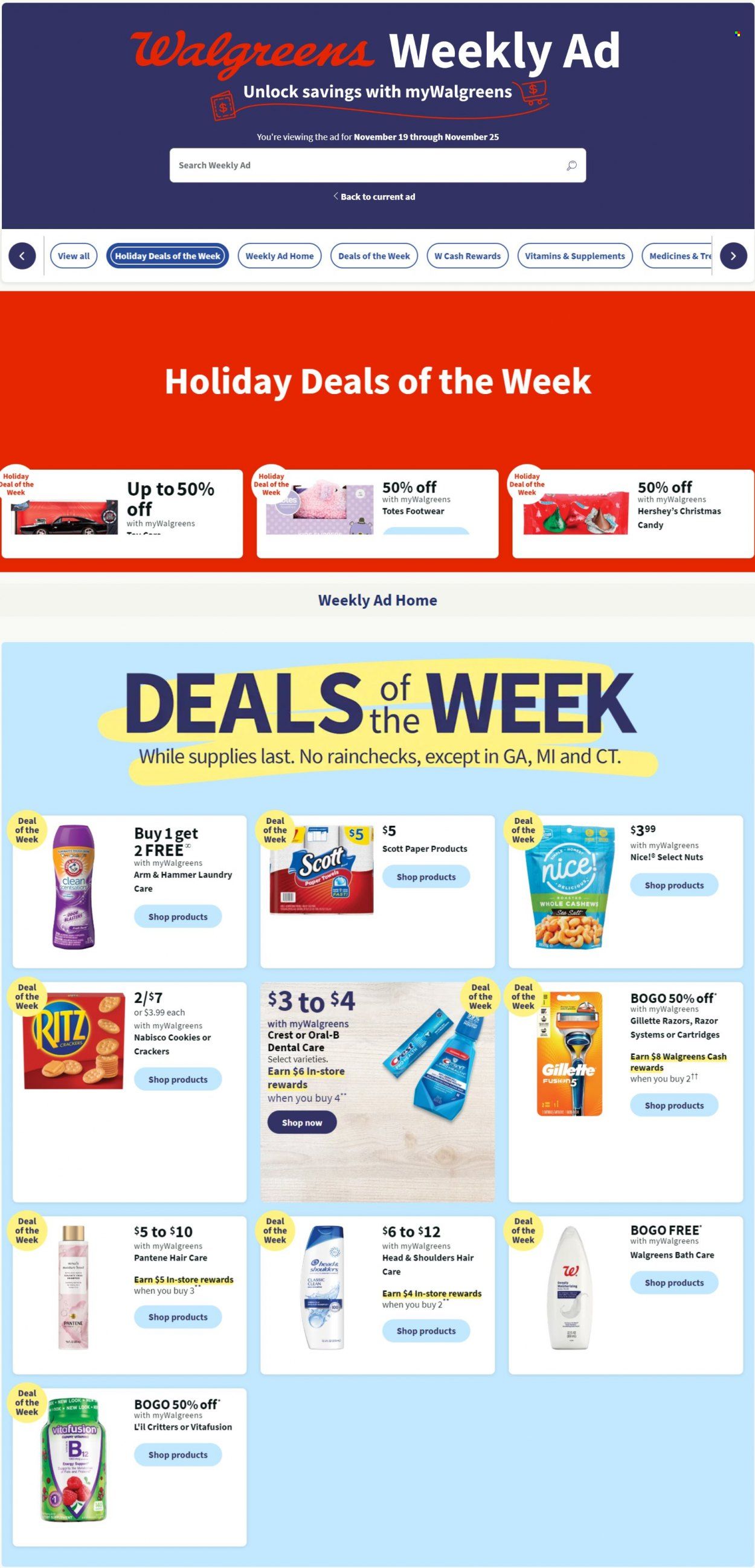 Walgreens Weekly Ad Flyer Specials November 19 to November 25, 2023