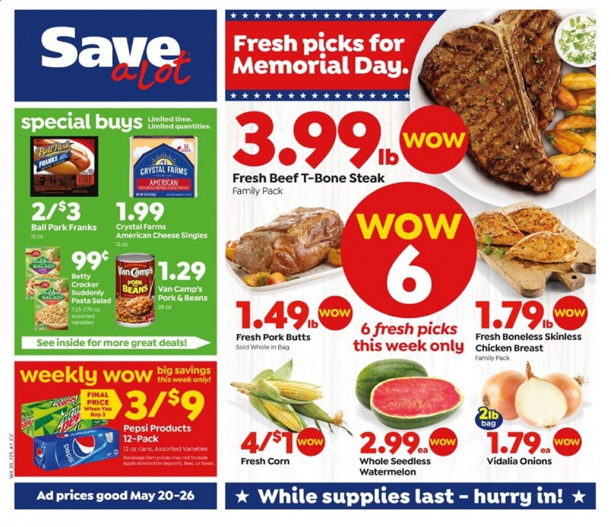 Save a Lot Weekly Ad & Flyer May 20 to 26