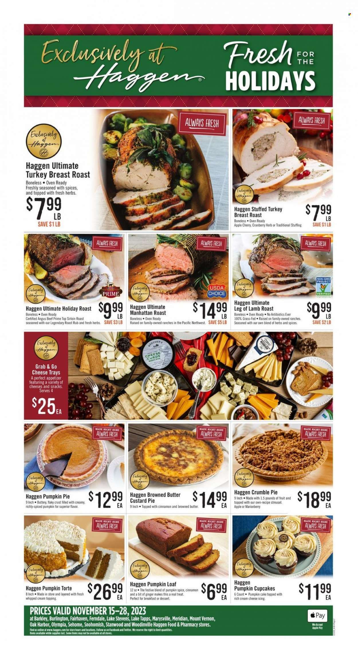 Haggen (WA) Weekly Ad Flyer Specials November 15 to November 28, 2023