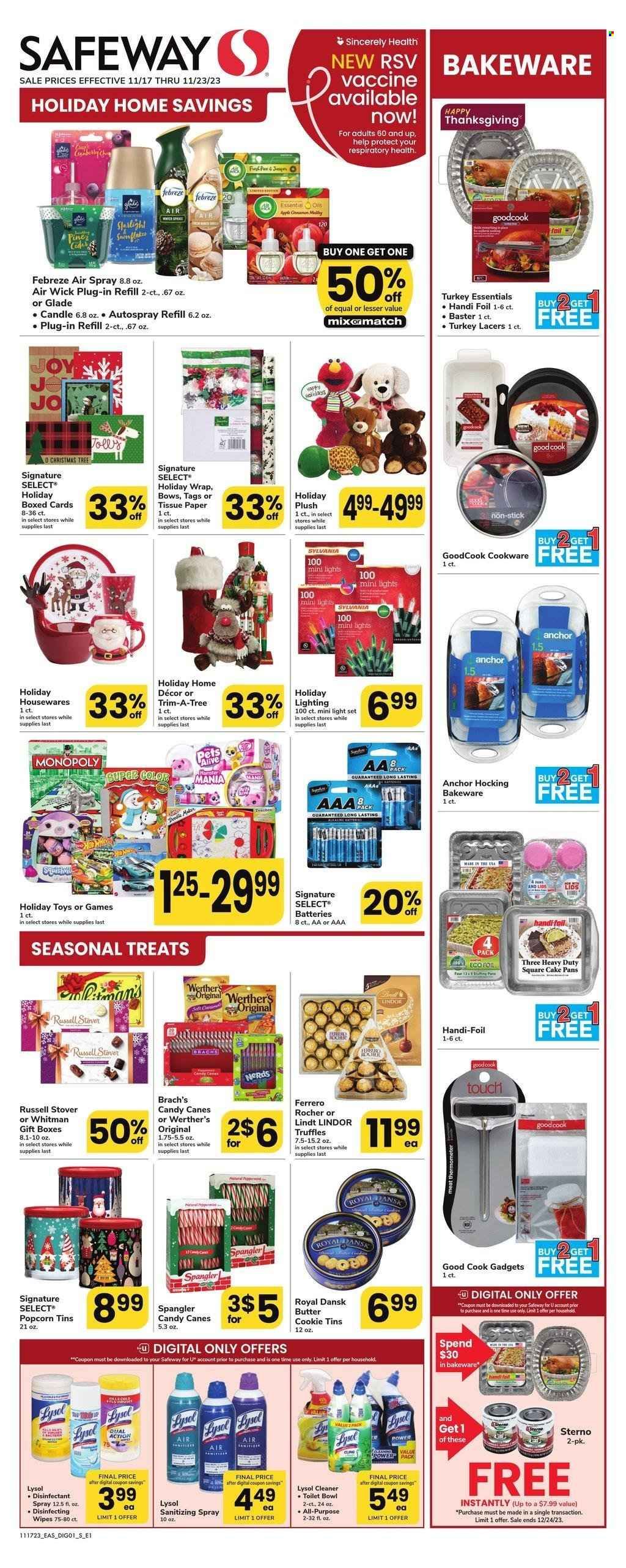 Safeway (MD, VA) Weekly Ad Flyer Specials November 17 to November 23, 2023
