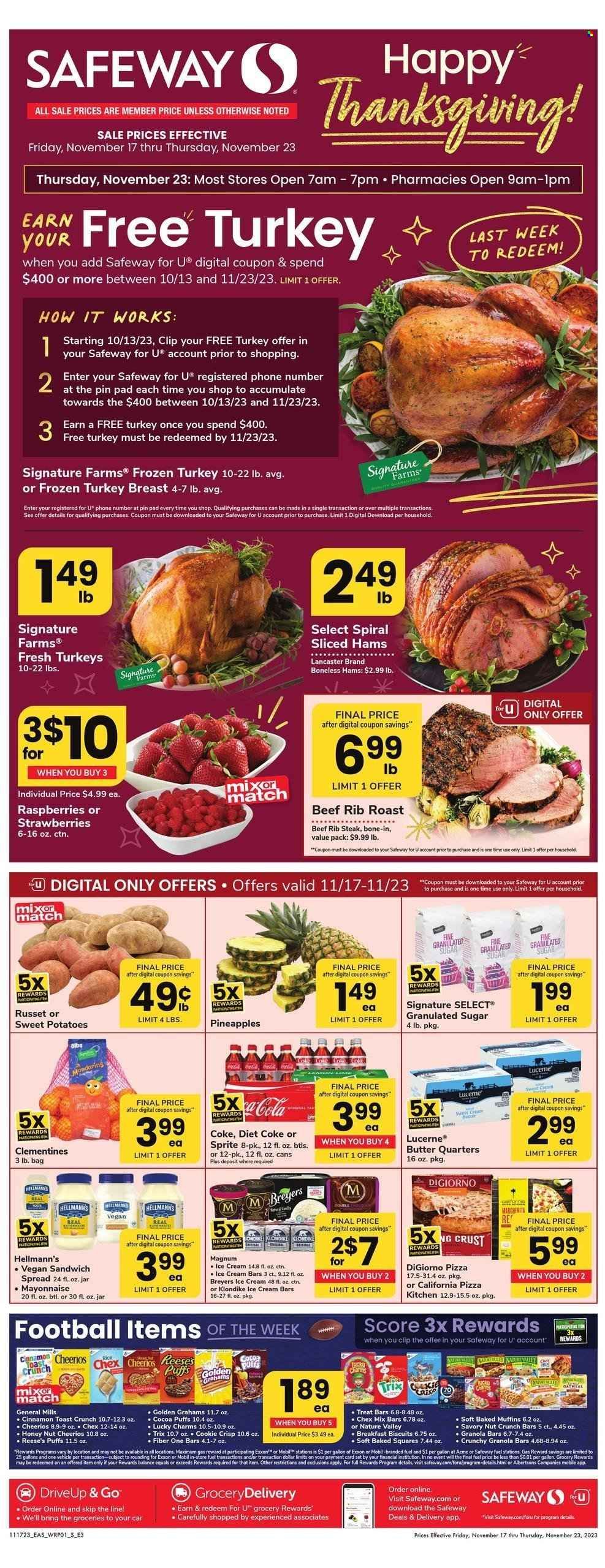 Safeway (DE) Weekly Ad Flyer Specials November 17 to November 23, 2023