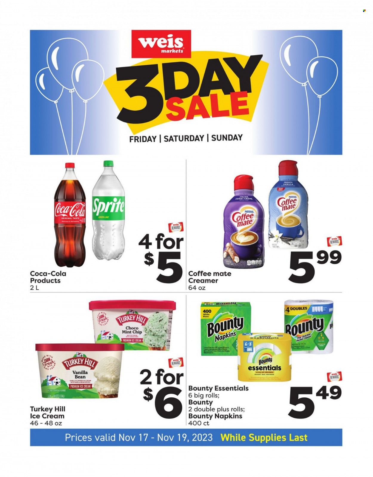 Weis (MD, NY, PA) Weekly Ad Flyer Specials November 17 to November 19, 2023