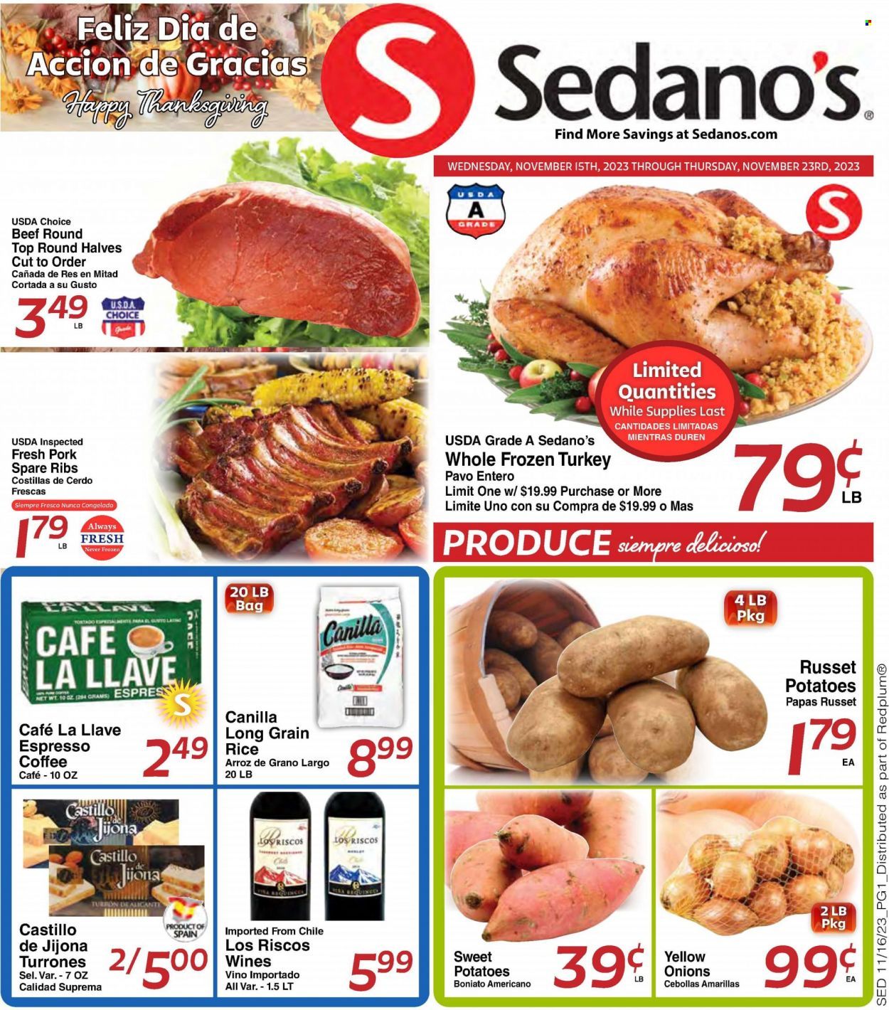 Sedano's (FL) Weekly Ad Flyer Specials November 15 to November 23, 2023