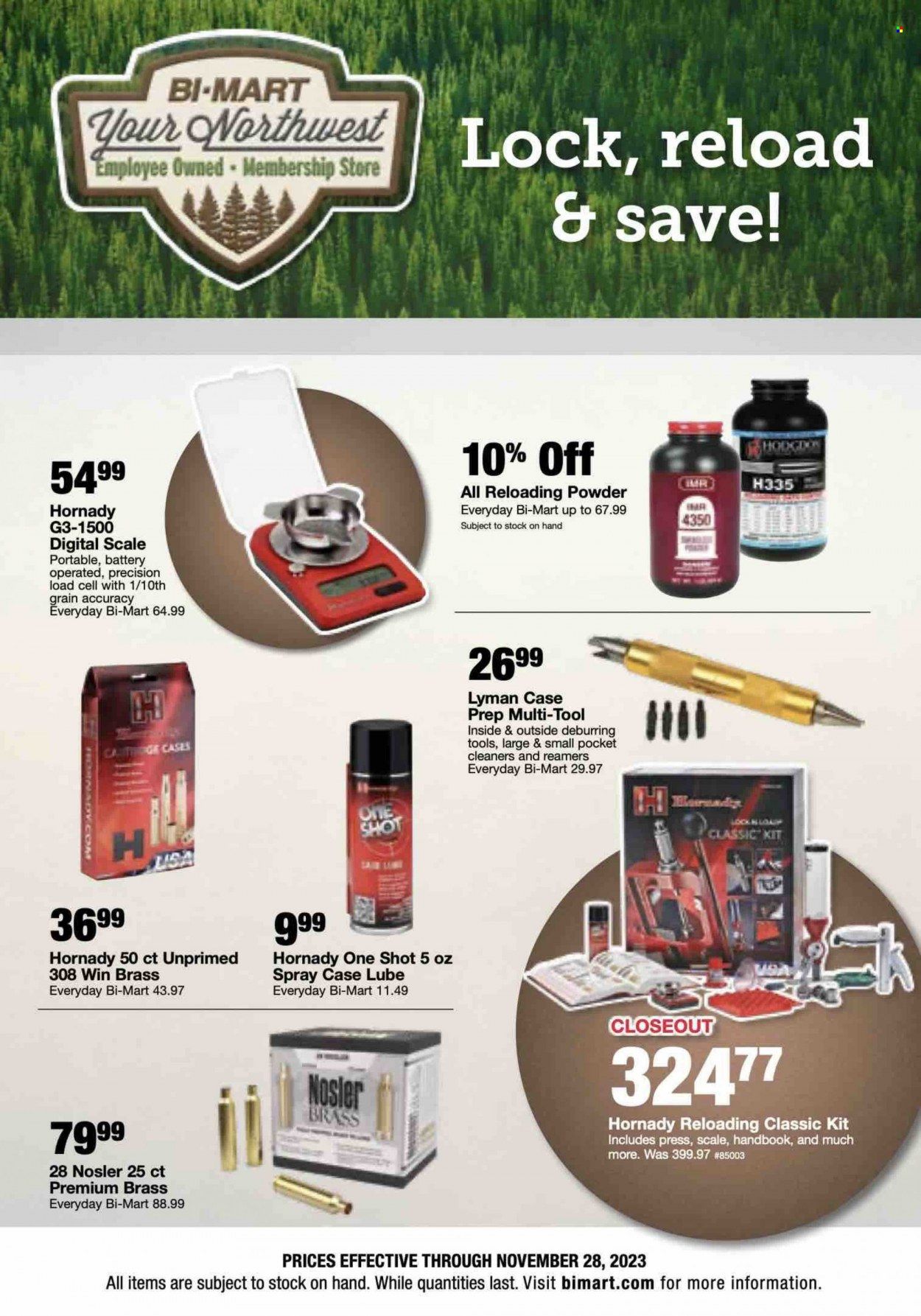 Bi-Mart (ID, OR, WA) Weekly Ad Flyer Specials November 15 to November 28, 2023