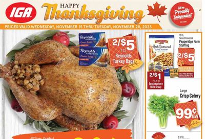 IGA (IL) Weekly Ad Flyer Specials November 15 to November 21, 2023