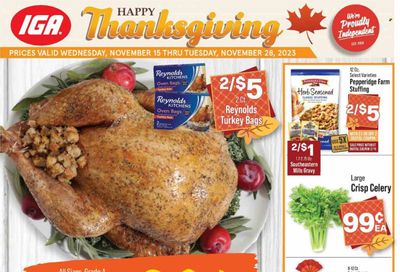 IGA (IN) Weekly Ad Flyer Specials November 15 to November 21, 2023