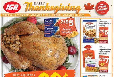 IGA (KY) Weekly Ad Flyer Specials November 15 to November 21, 2023