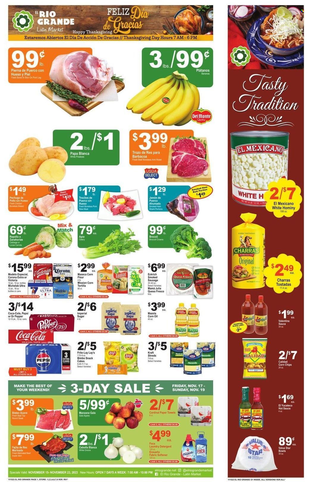El Rio Grande (TX) Weekly Ad Flyer Specials November 15 to November 23, 2023