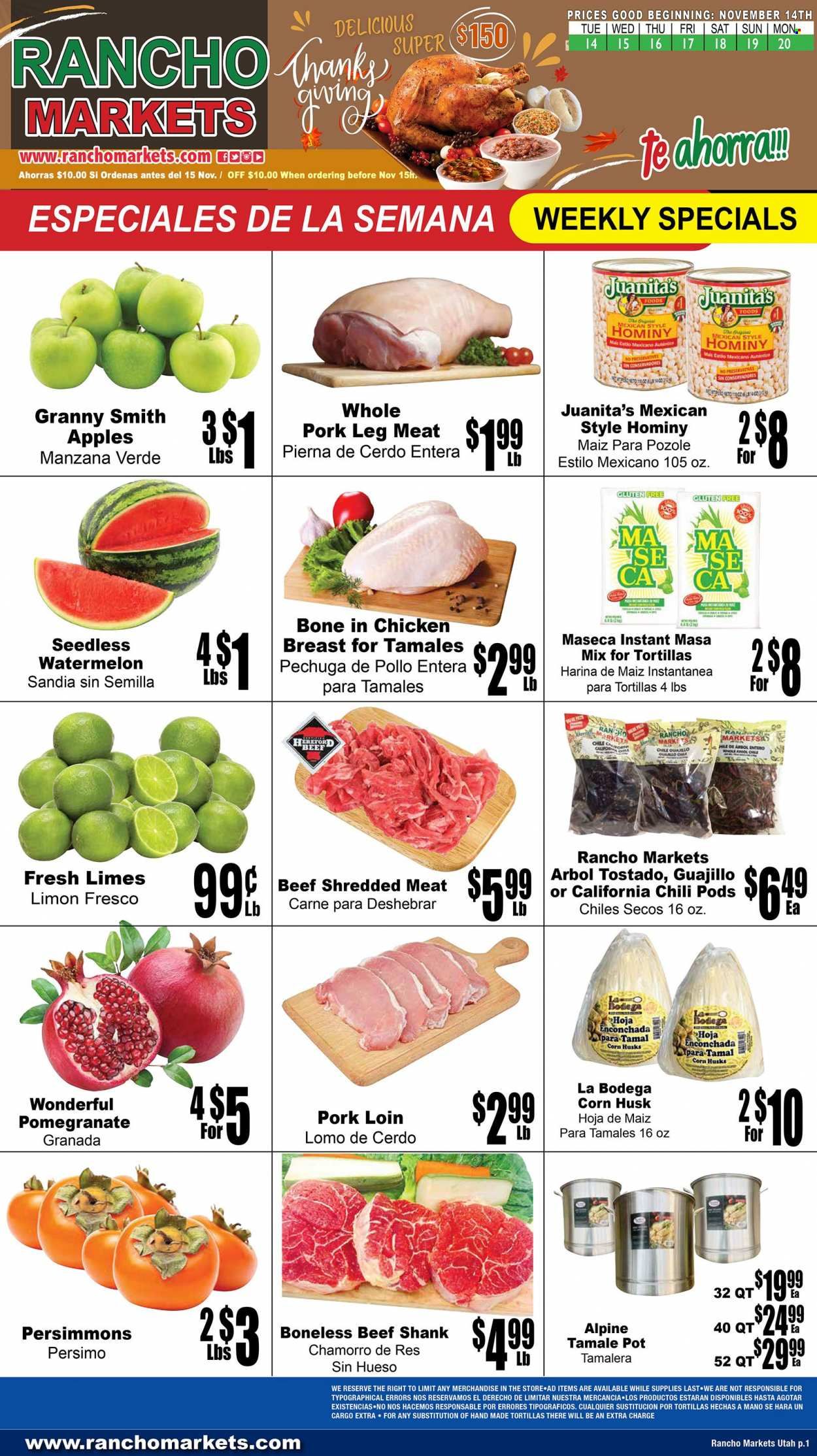 Rancho Markets (UT) Weekly Ad Flyer Specials November 14 to November 20, 2023