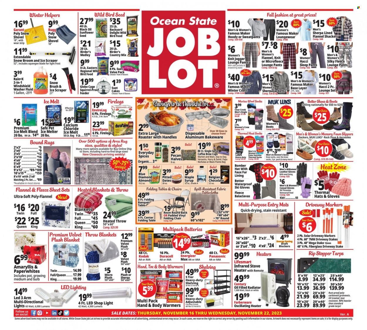 Ocean State Job Lot (CT, MA, ME, NH, NJ, NY, RI, VT) Weekly Ad Flyer Specials November 16 to November 22, 2023