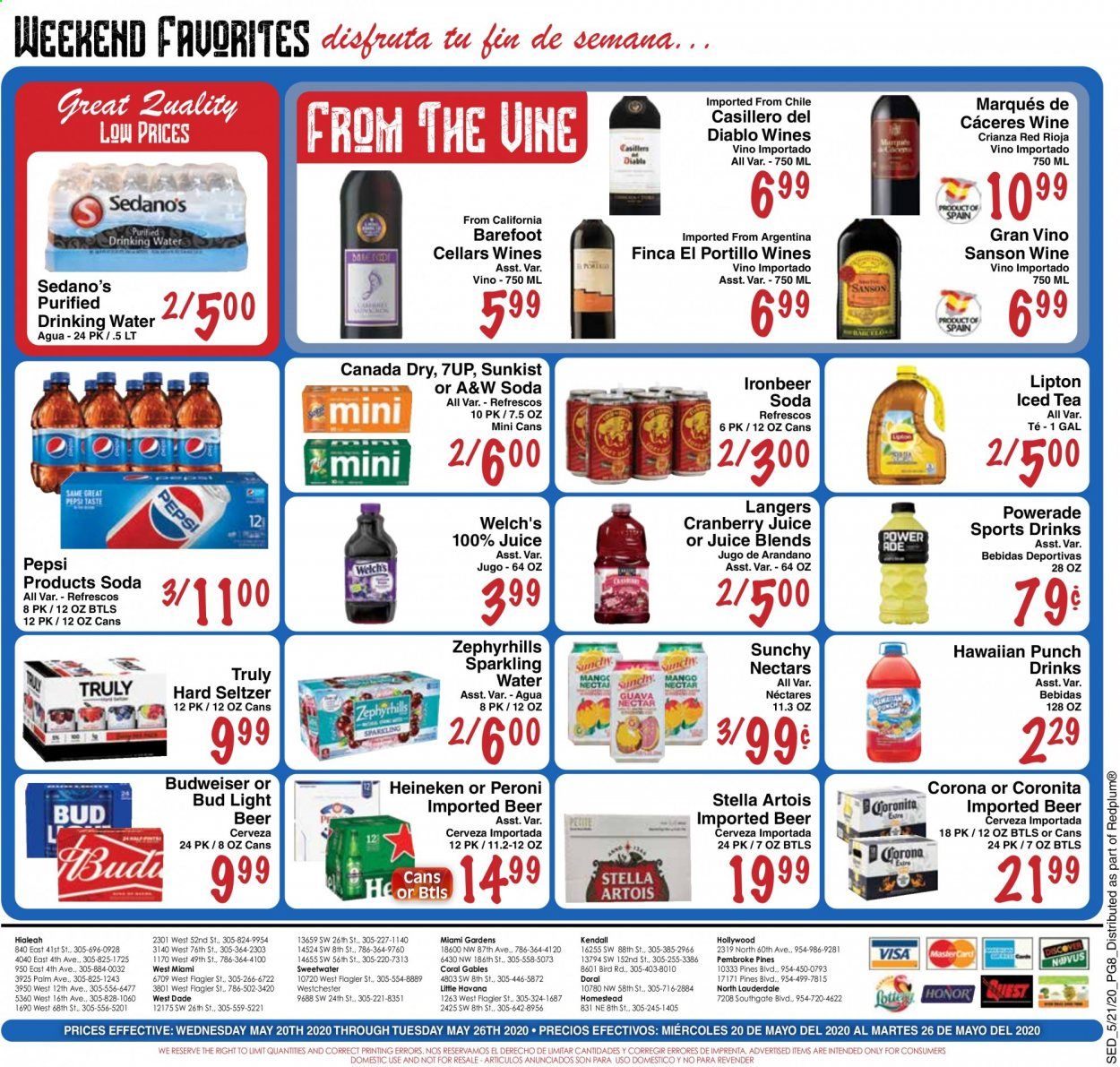 Sedano's Weekly Ad & Flyer May 20 to 26