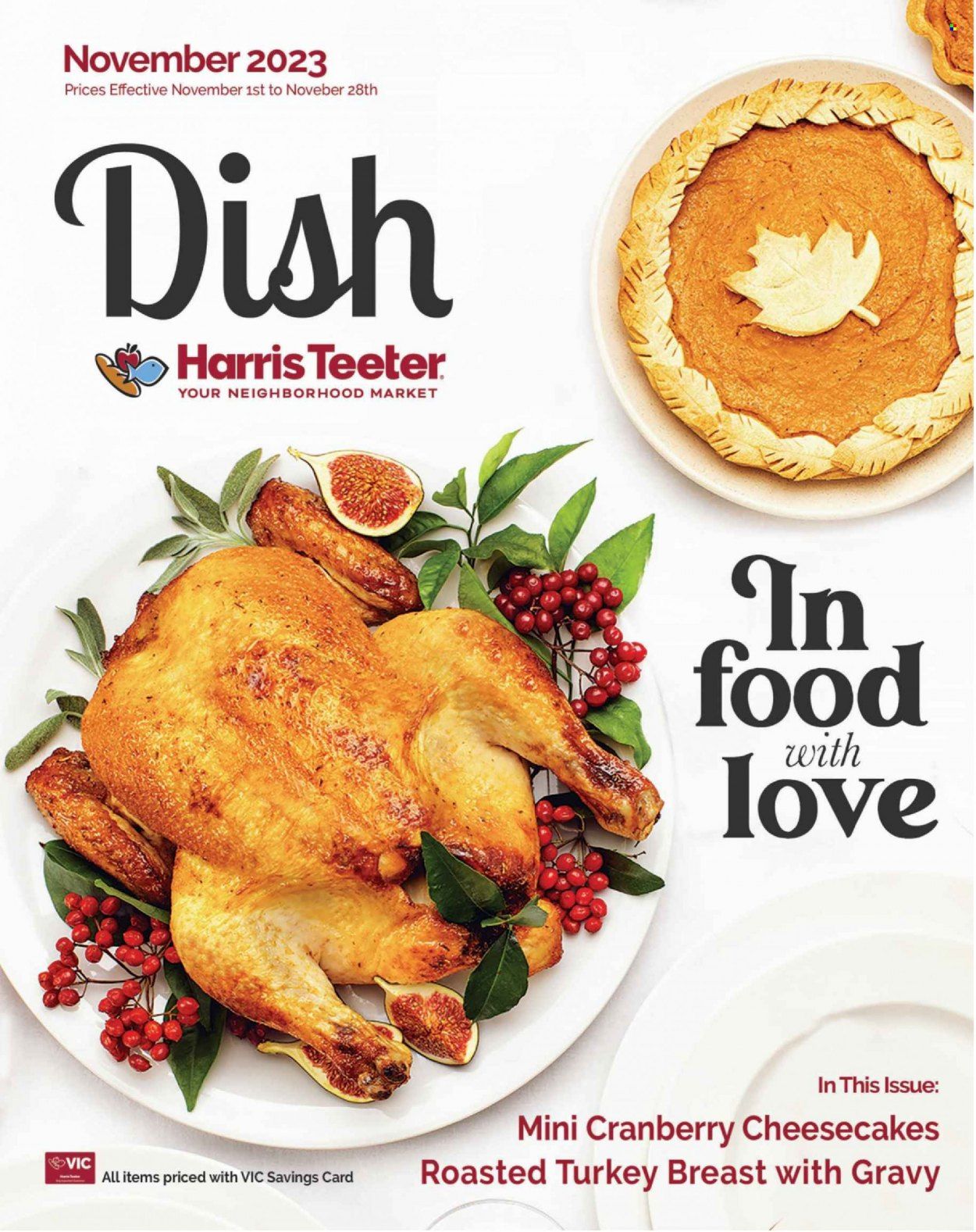 Harris Teeter Weekly Ad Flyer Specials November 1 to November 28, 2023