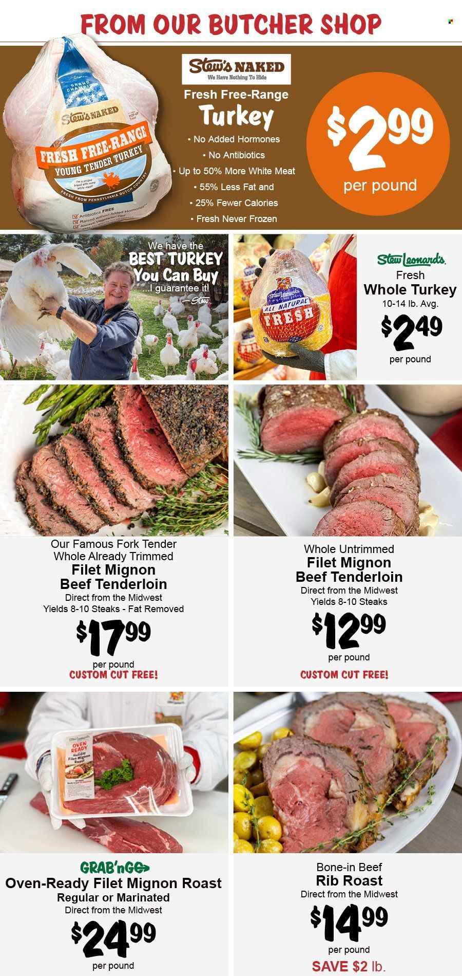 Stew Leonard's (CT, NJ, NY) Weekly Ad Flyer Specials November 15 to November 28, 2023