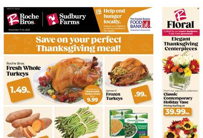 Roche Bros. (MA) Weekly Ad Flyer Specials November 17 to November 22, 2023