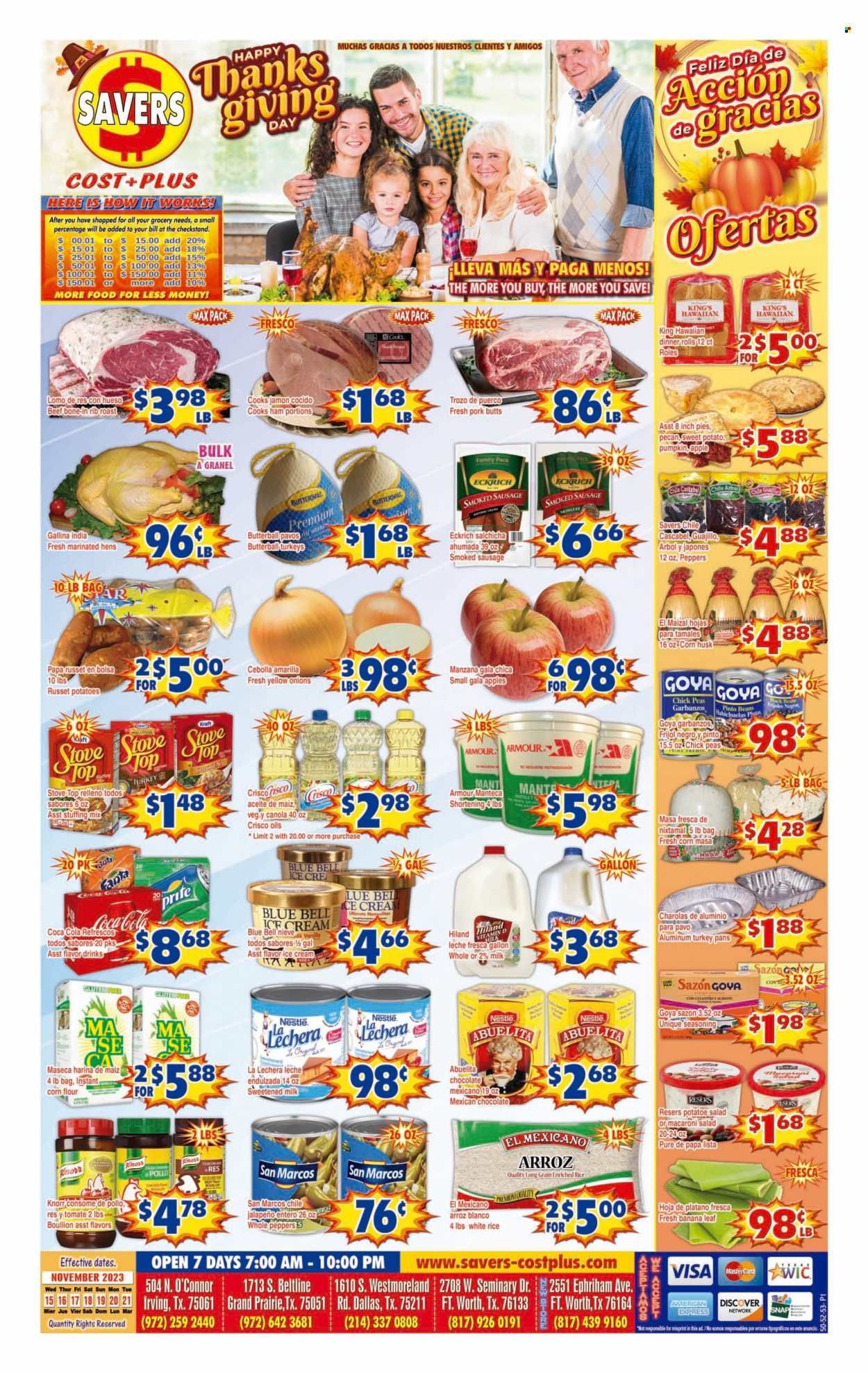 Savers Cost Plus (TX) Weekly Ad Flyer Specials November 15 to November 21, 2023